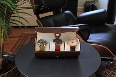 Foto 6 | Foto 6 | Funda Organizadora En Rollo Para Reloj De Viaje Case Elegance Para Hombre - Venta Internacional.