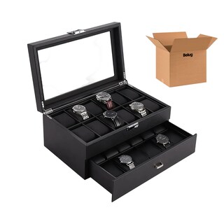 Foto 1 | Foto 1 | Estuche Exhibidor Relojes Caja Organizador Reloj 24 Espacios Negro