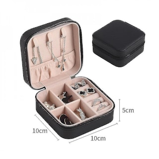 Foto 5 | Foto 5 | Joyero Organizador Con Cajones Para El Hogar Piel Sintética Color Negro - Venta Internacional.