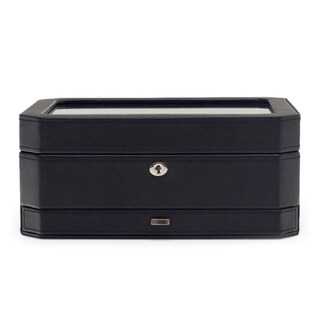 Foto 1 | Foto 1 | Caja Para Relojes Wolf Windsor De 10 Piezas Con Cajón Color Negro - Venta Internacional.