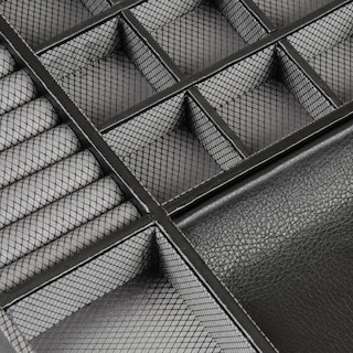 Foto 3 | Foto 3 | Caja Para Relojes Wolf Windsor De 10 Piezas Con Cajón Color Negro - Venta Internacional.