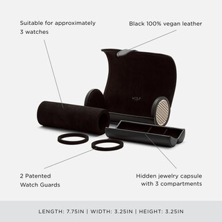 Foto 4 | Foto 4 | Reloj Roll Wolf Axis Triple Negro/cobre Cuero Vegano - Venta Internacional.
