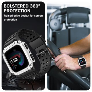 Foto 4 | Foto 4 | Correa Con Funda Compatible Con Fitbit Versa 4/3/2/1/versa Lite - Venta Internacional.