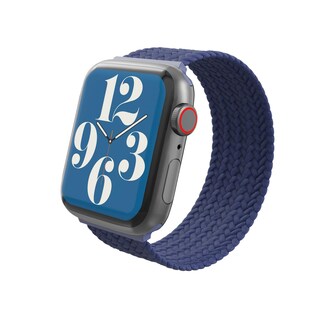 Foto 1 | Foto 1 | Correa De Reloj Trenzada Gear4 Talle Small Para Apple Watch De 45/44/42mm - Azul Marino