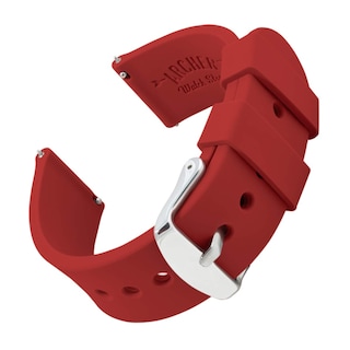 Foto 1 | Foto 1 | Correa de Reloj Archer Silicone Quick Release Rojo Veneciano 20 mm - Venta Internacional