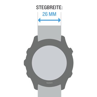 Foto 3 | Foto 3 | Correa De Reloj Garmin Quickfit Whitestone Silicone 26 Mm - Venta Internacional.