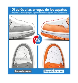 Foto 2 | Foto 2 | Protector Antiarrugas para Tenis Blanco y Negro 10 Pares
