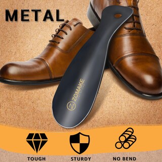 Foto 4 | Foto 4 | Shoehorn Zomake, Metal, Acero Inoxidable, 19 Cm, Portátil, Paquete De 2 - Venta Internacional.