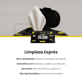Foto 5 | Foto 5 | Magma Life Paquete De Limpiadores De Zapatos Toallitas Húmedas