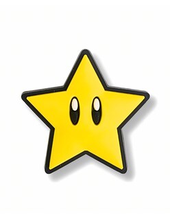 Foto 1 | Foto 1 | Charm Coleccionable Super Estrella De Mario Bros Para Crocs