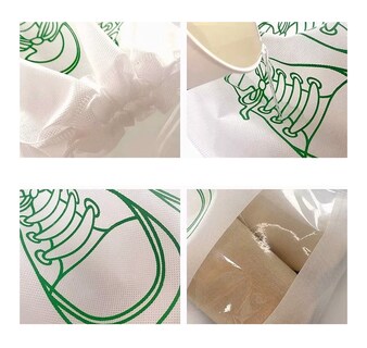 Foto 4 | Foto 4 | Bolsas De Viaje Impermeables Para Zapatos, 10 Piezas Blanco