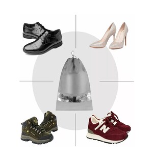 Foto 4 | Foto 4 | Bolsas de Viaje para Zapatos Belug 12 Piezas Gris
