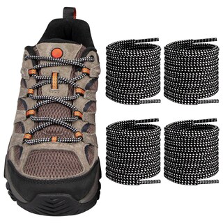 Foto 1 | Foto 1 | Botas De Senderismo Shoelaces Endoto Para Merrell Moab, Color Blanco Y Negro - Venta Internacional.