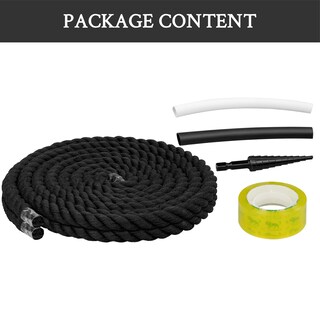 Foto 4 | Foto 4 | Cordones Para Zapatos Endoto Thick Rope Para Air Force 1, Color Negro, 12,7 Mm - Venta Internacional.