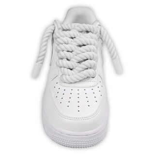 Foto 2 | Foto 2 | Cordones Para Zapatos Endoto Thick Rope Para Air Force 1, Color Blanco, 10 Mm - Venta Internacional.