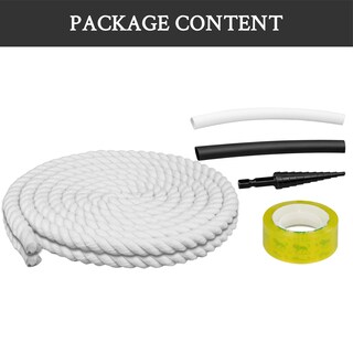 Foto 4 | Foto 4 | Cordones Para Zapatos Endoto Thick Rope Para Air Force 1, Color Blanco, 10 Mm - Venta Internacional.