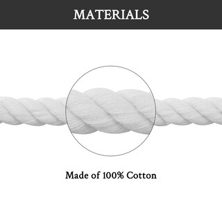 Foto 5 | Foto 5 | Cordones Para Zapatos Endoto Thick Rope Para Air Force 1, Color Blanco, 10 Mm - Venta Internacional.