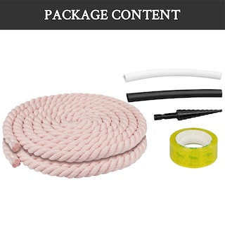 Foto 4 | Foto 4 | Cordones Para Zapatos Endoto Thick Rope Para Air Force 1, Rosa, 10 Mm - Venta Internacional.