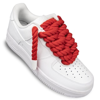 Foto 3 | Foto 3 | Cordones Para Zapatos Endoto Thick Rope Para Air Force 1, Color Rojo, 10 Mm - Venta Internacional.