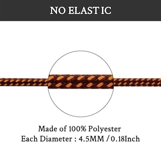 Foto 3 | Foto 3 | Botas De Senderismo Shoelaces Endoto Para Merrell Moab, Color Marrón Y Naranja - Venta Internacional.