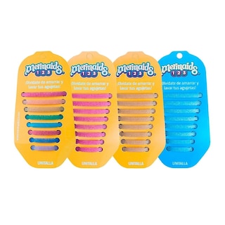 Foto 1 | Foto 1 | Set 4 Pares De Agujetas Silicon Glitter Unisex