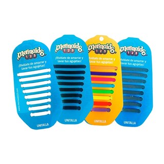 Foto 1 | Foto 1 | Set 4 Pares De Agujetas Silicon Multicolor Unisex