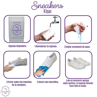 Foto 4 | Foto 4 | Gel Limpiador de Tenis Sneakers Klean + Esponjas Limpiadoras