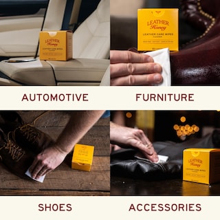 Foto 3 | Foto 3 | Toallitas Limpiadoras De Piel Leather Honey Clean On-the-go, 10 Unidades - Venta Internacional.