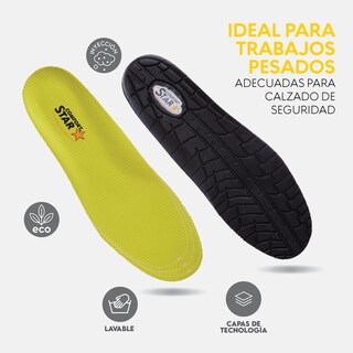 Foto 2 | Foto 2 | Plantilla Extreme Konfort Comfort Star Negro 28/30