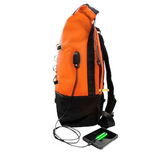 Foto 5 | Foto 5 | Mochila para Ciclista Skypeak URB-115OR color Naranja Incluye Lámpara Led