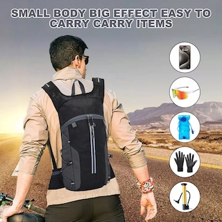 Foto 3 | Foto 3 | Mochila Hidratación Ciclismo Con 2 Bolsa De Agua 2l Estilo 1 Eo Safe Imports Esi-14419 Negro