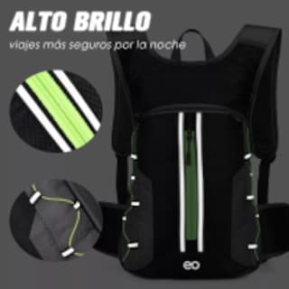 Foto 3 | Foto 3 | Mochila Hidratacion Impermable Ciclismo+2l Bolsa Agua Eo Safe Imports Esi-8061-1 Negro