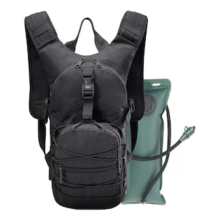Foto 1 | Foto 1 | Mochila Hidratación Táctica Ciclismo Bolsa De Agua 3l Estilo 1 Eo Safe Imports Esi-14417-1 Negro