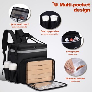 Foto 5 | Foto 5 | Mochila De Entrega De Comida Gohimal Food Delivery Bags - Venta Internacional.