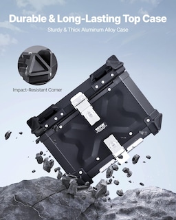 Foto 2 | Foto 2 | Maleta Superior Para Motocicleta Vevor 45l De Aleación De Aluminio Impermeable - Venta Internacional.