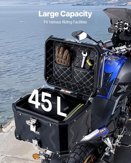 Foto 3 | Foto 3 | Maleta Superior Para Motocicleta Vevor 45l De Aleación De Aluminio Impermeable - Venta Internacional.