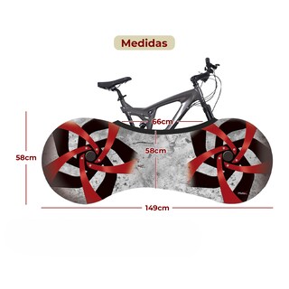 Foto 4 | Foto 4 | Funda Para Bicicleta Impermeable Y Lavable A Prueba De Arañazos Color Rojo