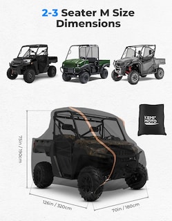 Foto 3 | Foto 3 | Funda Utv Kemimoto Para Polaris Ranger Xp 1000, 2 Plazas, Todo Tipo De Clima - Venta Internacional.