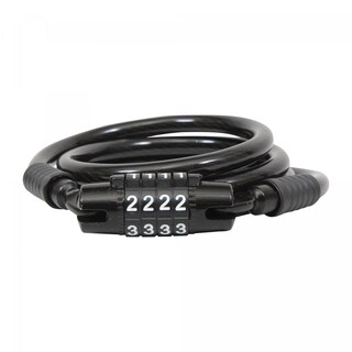 Foto 2 | Foto 2 | Cable Candado de Combinación 4 Dígitos Mikel's CCE-8100 color Negro 1 m