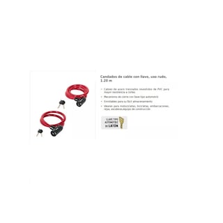 Foto 2 | Foto 2 | Candado para Bicicleta Eo Safe Imports Esi-4080