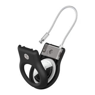 Foto 4 | Foto 4 | Soporte De Seguridad Con Cable Metalico Para Airtag Negro