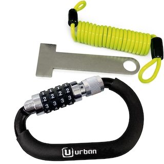 Foto 1 | Foto 1 | Mosquetón Urban Ur140 De Helmet Lock Con Código De 4 Dígitos Para Motocicleta - Venta Internacional.
