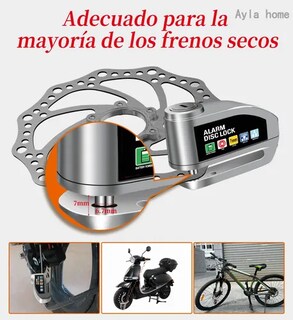 Foto 2 | Foto 2 | Candado De Disco Xtellar Para Moto Con Alarma 120db