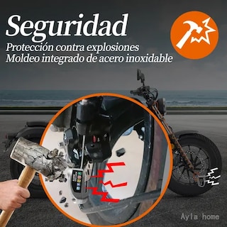 Foto 4 | Foto 4 | Candado De Disco Xtellar Para Moto Con Alarma 120db