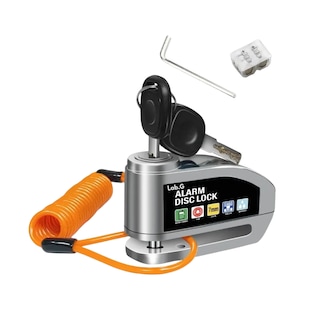 Foto 1 | Foto 1 | Candado De Disco Home Para Moto Con Alarma 120db Gris Naranja