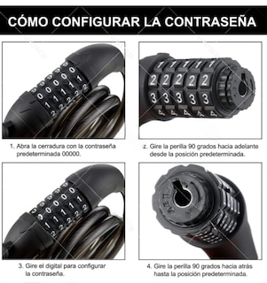 Foto 3 | Foto 3 | Xtellar Seguridad Premium - Pack De 2 Candados Con Llave Para Bicicletas Y Motos