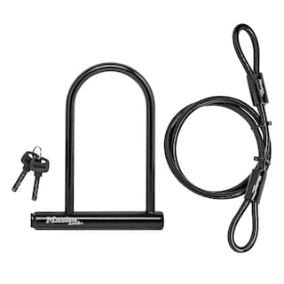 Foto 1 | Foto 1 | Candado Bike Lock Master Lock 7.25 U Con Cable En Forma De Bucle - Venta Internacional.
