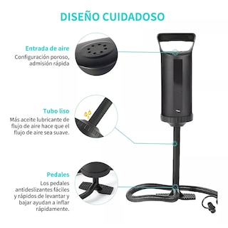 Foto 4 | Foto 4 | Bomba de Aire para Colchones y Piscinas Inflables Eo Safe Imports Esi-10514 Negro