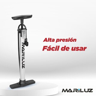 Foto 2 | Foto 2 | Bomba de Pie para Bicicleta Mariluz Plateada