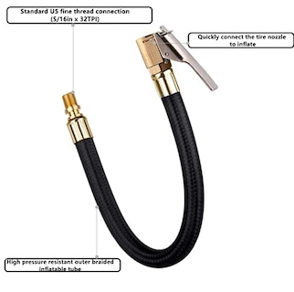Foto 4 | Foto 4 | Manguera De Inflado De Neumáticos Akozon Tubo De Extensión Para Inflador De Neumáticos - Venta Internacional.